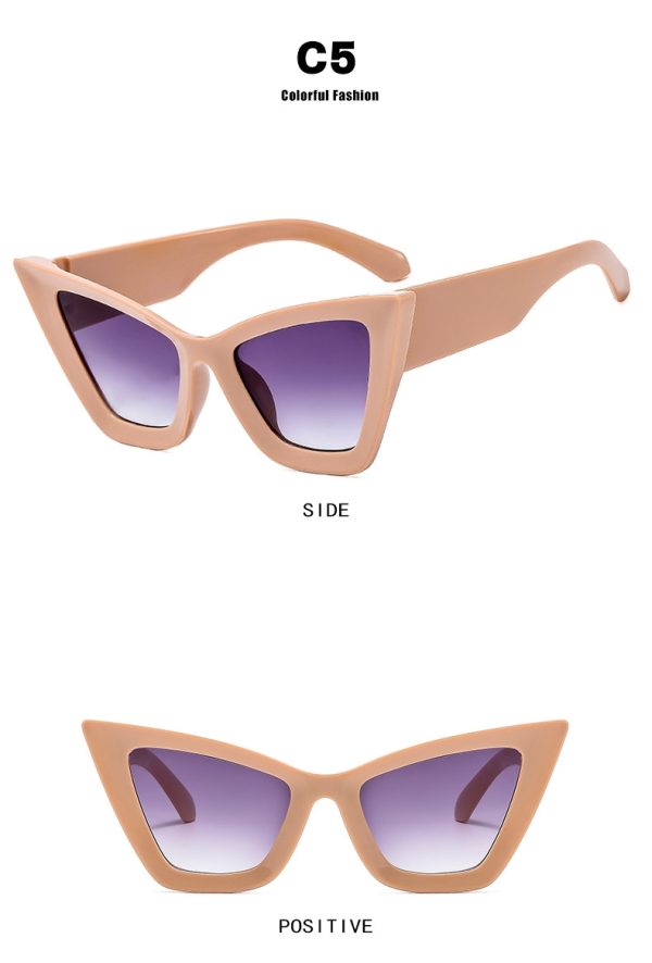 So Chic Oversize Cat Sunglasses - Image 3